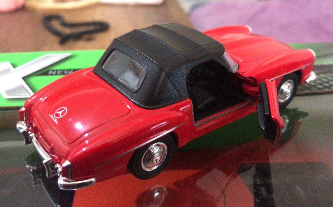 Model Metal Araba 1/36 Çek Bırak 1955 Kırmızı Mercedes Benz 190sl Model Metal Araba 1/36 Çek Bırak 1955 Kırmızı Mercedes Benz 190sl