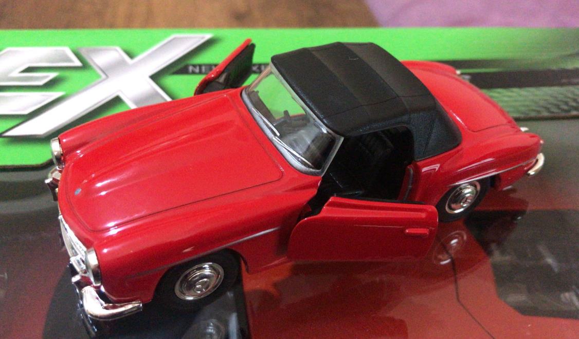 Model Metal Araba 1/36 Çek Bırak 1955 Kırmızı Mercedes Benz 190sl Model Metal Araba 1/36 Çek Bırak 1955 Kırmızı Mercedes Benz 190sl