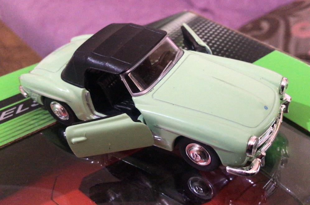 Model Metal Araba 1/36 Çek Bırak 1955 Yeşil Mercedes Benz 190sl Model Metal Araba 1/36 Çek Bırak 1955 Yeşil Mercedes Benz 190sl