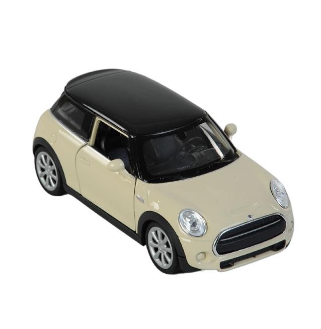 Oyuncak Metal Model Araba 1/36 Çek Bırak Krem Mini Cooper Oyuncak Metal Model Araba 1/36 Çek Bırak Krem Mini Cooper