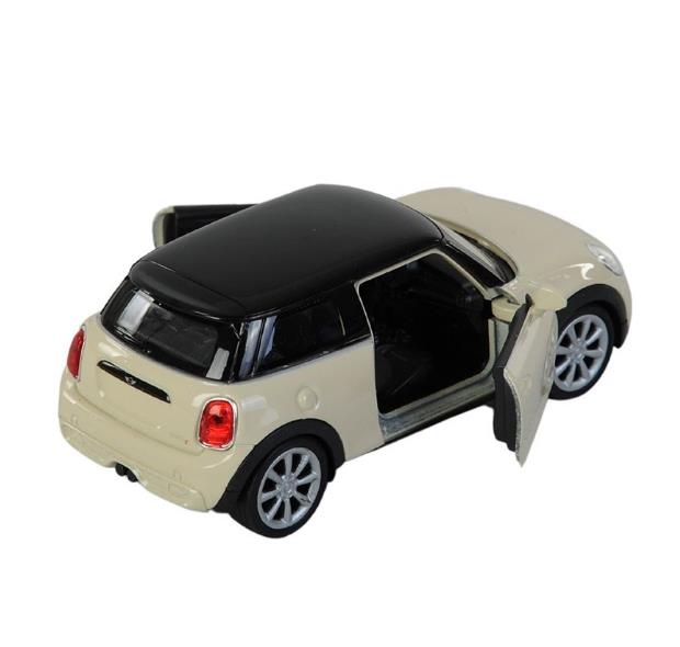 Oyuncak Metal Model Araba 1/36 Çek Bırak Krem Mini Cooper Oyuncak Metal Model Araba 1/36 Çek Bırak Krem Mini Cooper