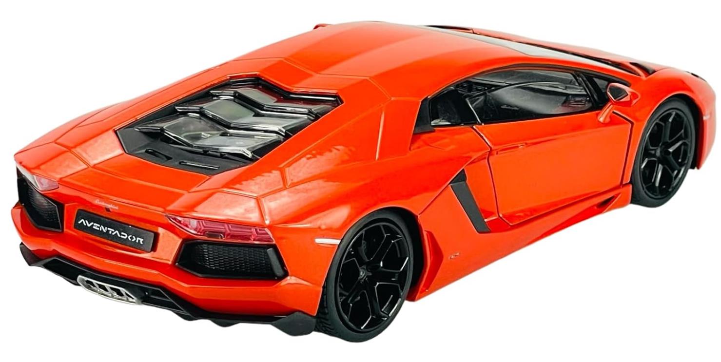 Welly Koleksiyon 1 / 18 Lamborghini Aventador Coupe Orange Model Metal Araba Welly Koleksiyon 1 / 18 Lamborghini Aventador Coupe Orange Model Metal Araba