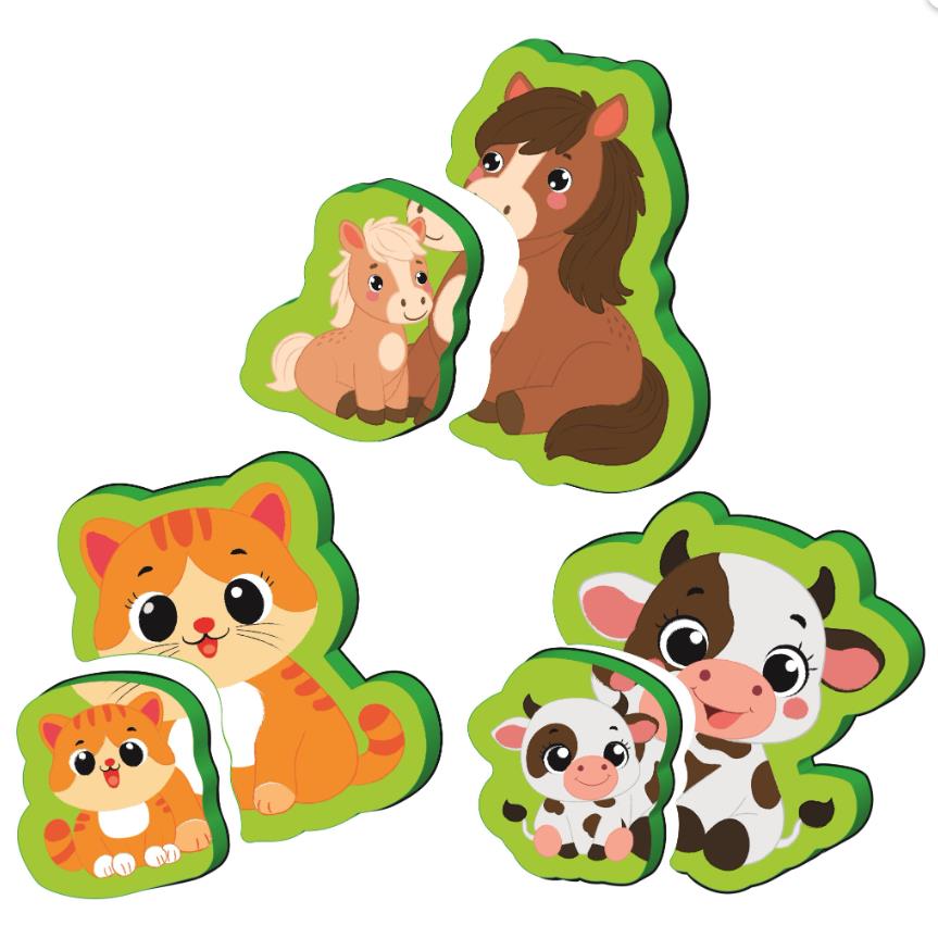 Yükselen Zeka 6-16 Ay Ilk Pofidik Magnet Puzzle - Çiftlik Hayvanları Yükselen Zeka 6-16 Ay Ilk Pofidik Magnet Puzzle - Çiftlik Hayvanları